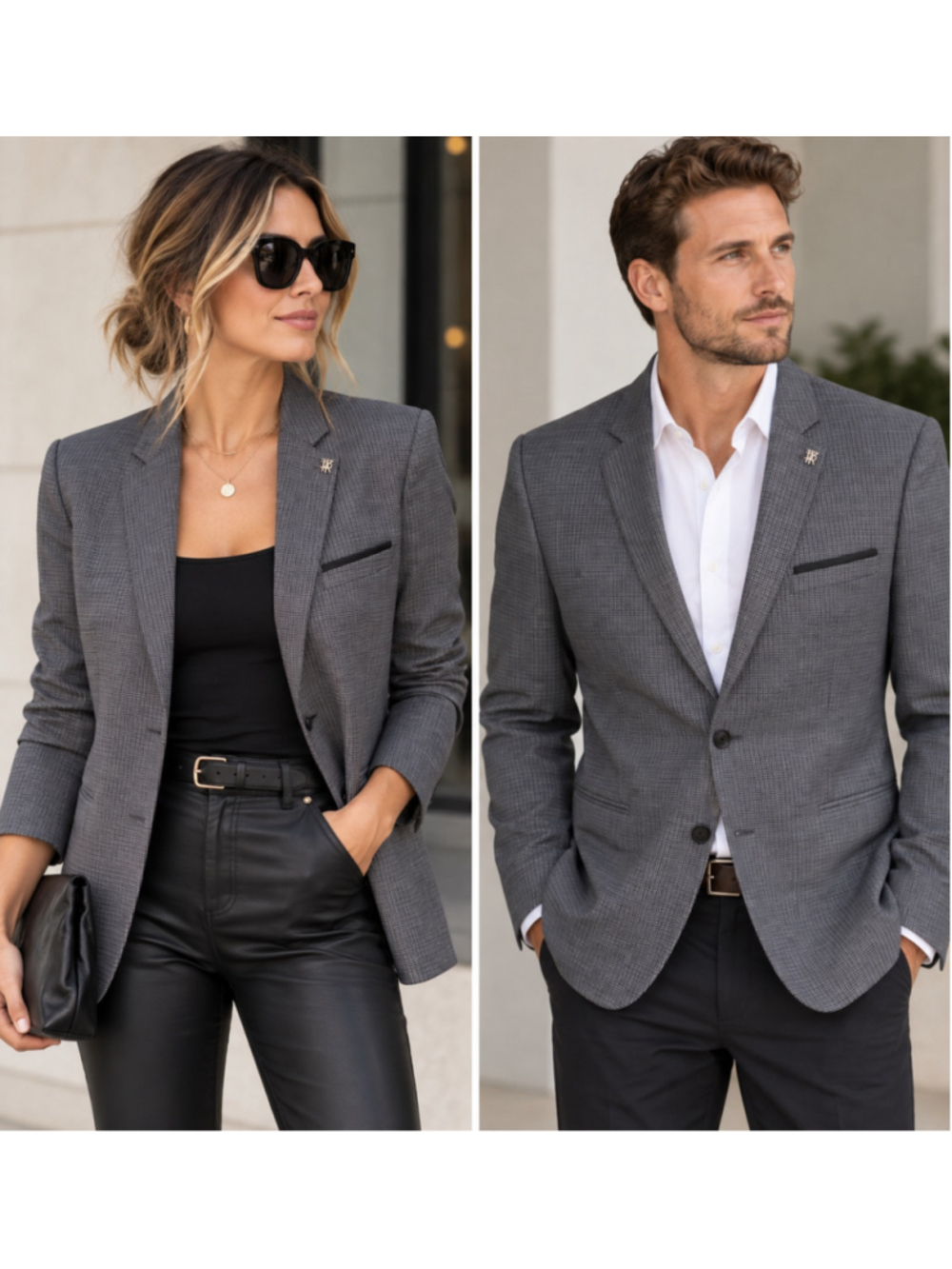 THE KOOPLES Paris Tricolor Houndstooth Wool Blazer | NWT | Unisex | Men’s 48